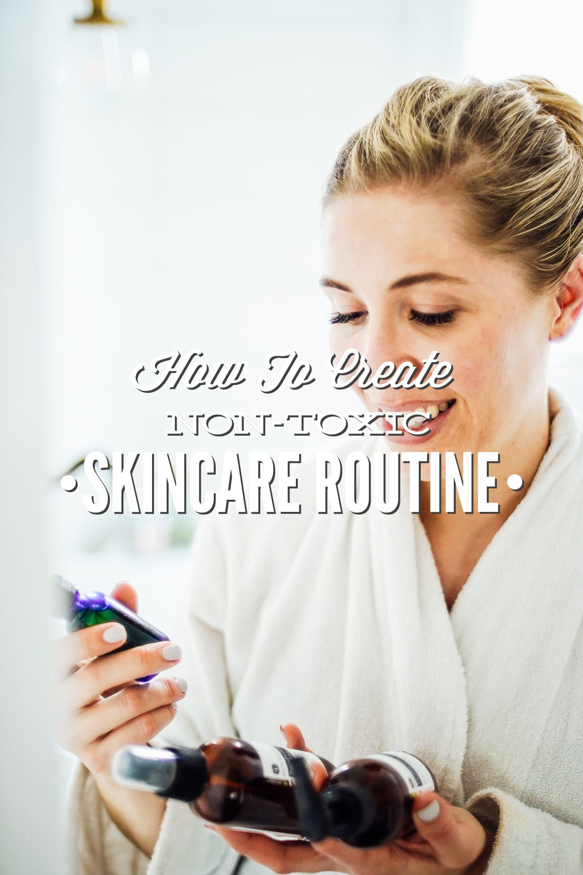 Chemical-free skincare routine