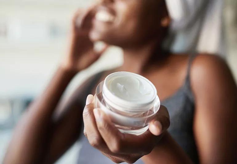 Natural skincare products for sensitive skin