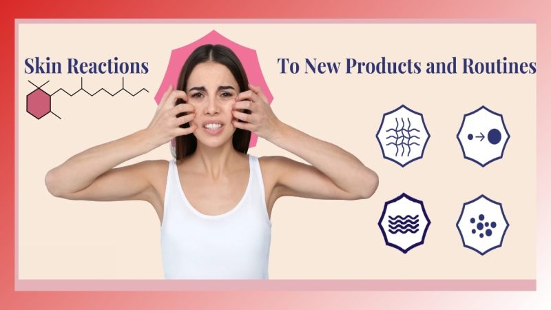 Skin irritation from skincare products