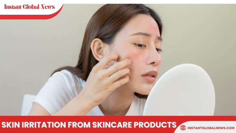 Skin irritation from skincare products