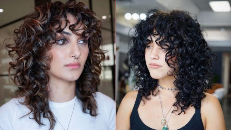 Haircuts for curly hair types