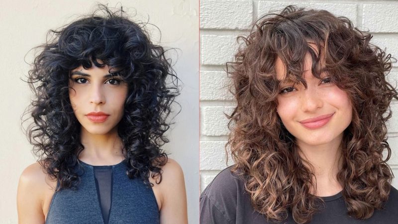 Haircuts for curly hair types