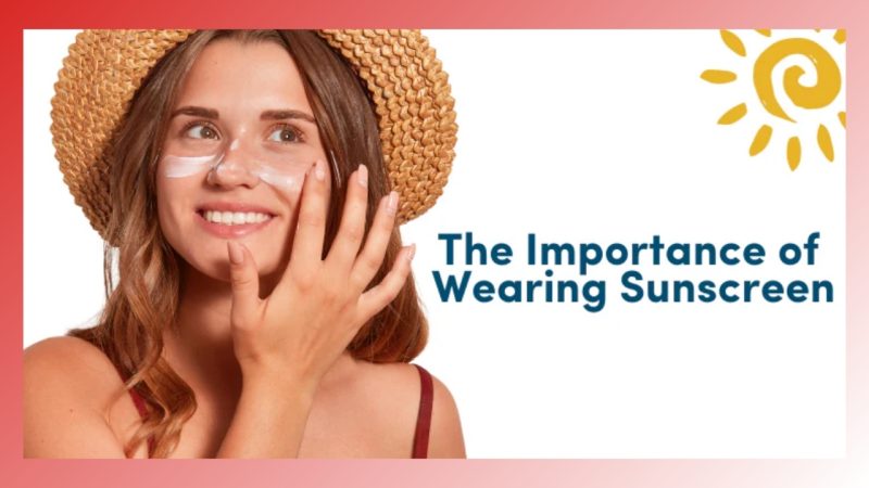 Importance of using sunscreen